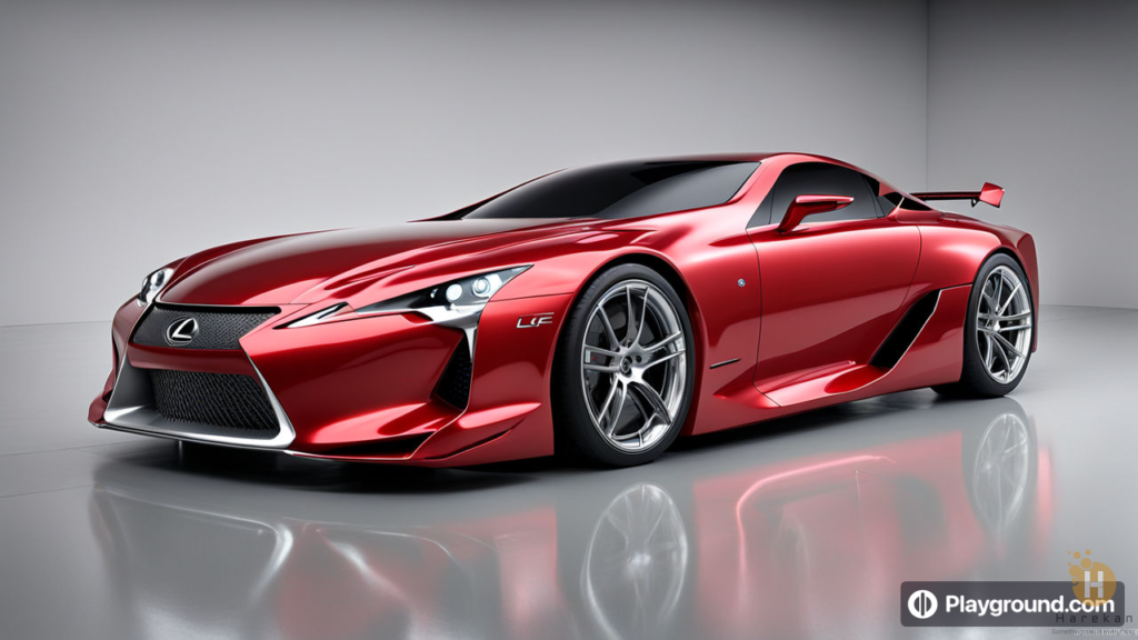 Rendering of the coming Lexus LFFA